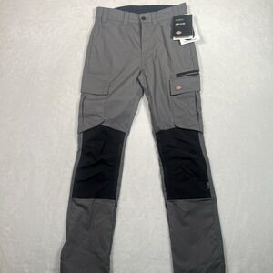 Dickies‎ Womens Gray Black Work Utility Pants Temp-iQ 365 Cordura NWT Size 2